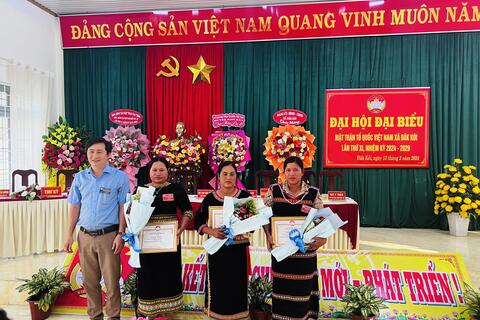 UBMTTQ Việt Nam xã Đăk Kôi Tổ chức Đại hội Đại biểu UBMTTQVN xã nhiệm kỳ XI, 2024 – 2029.