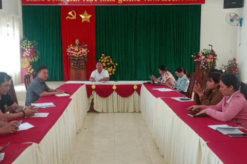 Công tác vận động học sinh ra lớp (Trường PTDTBT - THCS xã Đăk Kôi)